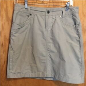 - Kuhl Mountain Culture Outdoor Khaki skirt 8 hiking outdoors